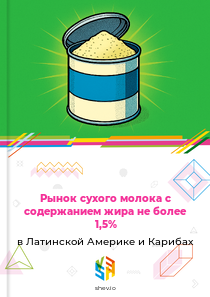 Рынок сухого молока с содержанием жира не более 1,5% в Латинской Америке и Карибах