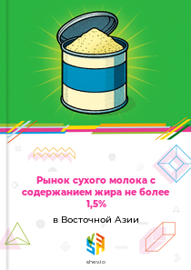 Рынок сухого молока с содержанием жира не более 1,5% в Восточной Азии