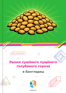 Рынок сушёного лущёного голубиного гороха в Бангладеш