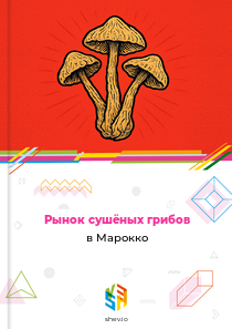 Рынок сушёных грибов в Марокко