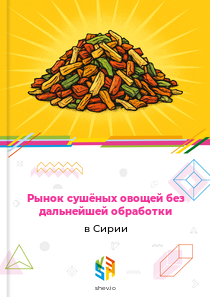Рынок сушёных овощей без дальнейшей обработки в Сирии
