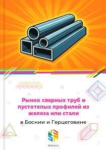 Рынок сварных труб и пустотелых профилей из железа или стали в Боснии и Герцеговине