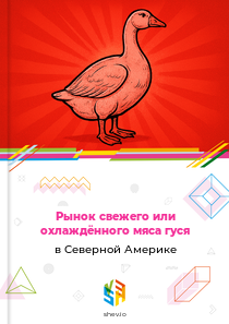 Рынок свежего или охлаждённого мяса гуся в Северной Америке