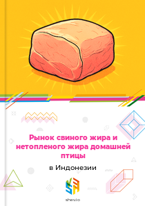 Рынок свиного жира и нетопленого жира домашней птицы в Индонезии