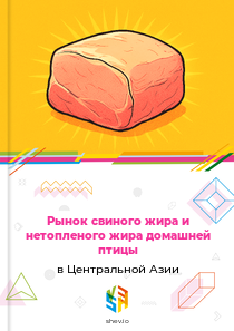 Рынок свиного жира и нетопленого жира домашней птицы в Центральной Азии