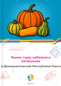 Рынок тыкв, кабачков и патиссонов в Демократической Республике Конго