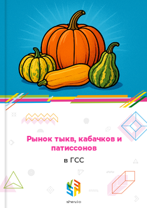 Рынок тыкв, кабачков и патиссонов в ГСС