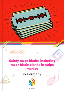 Safety razor blades including razor blade blanks in strips market in Germany
