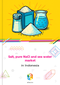 Salt, pure NaCl and sea water market in Indonesia