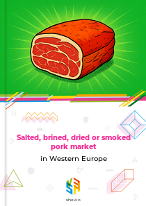 Salted, brined, dried or smoked pork market in Western Europe