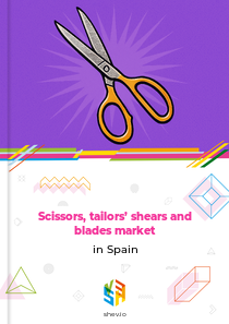 Scissors, tailors’ shears and blades market in Spain