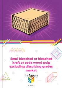 Semi-bleached or bleached kraft or soda wood pulp excluding dissolving grades market in Japan