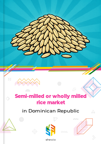 Semi-milled or wholly milled rice market in Dominican Republic