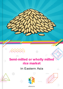 Semi-milled or wholly milled rice market in Eastern Asia
