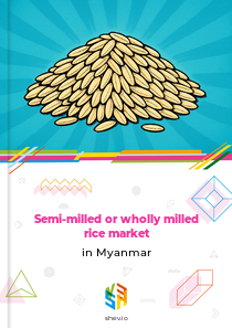 Semi-milled or wholly milled rice market in Myanmar