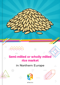 Semi-milled or wholly milled rice market in Northern Europe