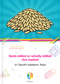 Semi-milled or wholly milled rice market in South-eastern Asia