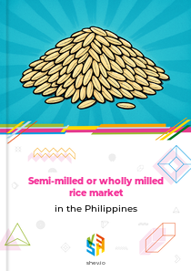 Semi-milled or wholly milled rice market in the Philippines