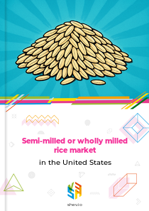 Semi-milled or wholly milled rice market in the United States