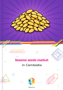 Sesame seeds market in Cambodia