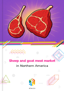 Sheep and goat meat market in Northern America
