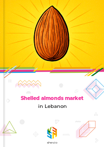 Shelled almonds market in Lebanon