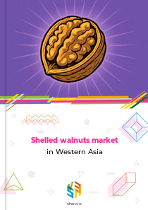 Shelled walnuts market in Western Asia