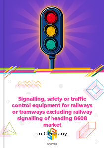 Signalling, safety or traffic control equipment for railways or tramways excluding railway signalling of heading 8608 market in Germany