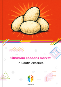 Silkworm cocoons market in South America