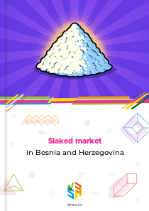 Slaked market in Bosnia and Herzegovina