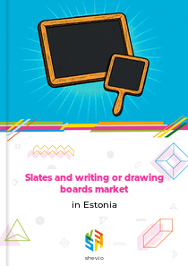 Slates and writing or drawing boards market in Estonia