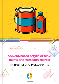 Solvent-based acrylic or vinyl paints and varnishes market in Bosnia and Herzegovina