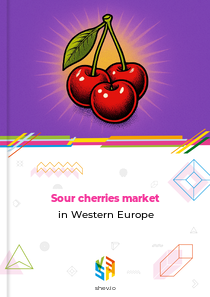 Sour cherries market in Western Europe