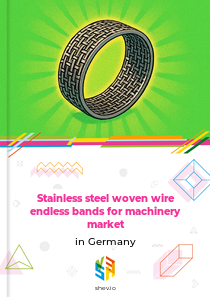 Stainless steel woven wire endless bands for machinery market in Germany