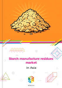 Starch-manufacture residues market in Asia