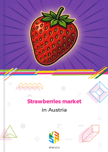Strawberries market in Austria