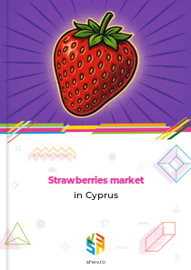 Strawberries market in Cyprus
