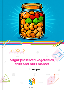 Sugar preserved vegetables, fruit and nuts market in Europe