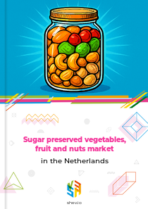 Sugar preserved vegetables, fruit and nuts market in the Netherlands