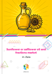 Sunflower or safflower oil and fractions market in Asia