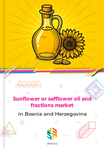 Sunflower or safflower oil and fractions market in Bosnia and Herzegovina