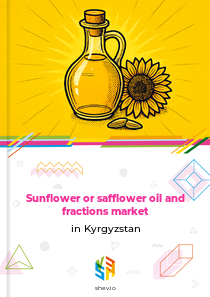 Sunflower or safflower oil and fractions market in Kyrgyzstan