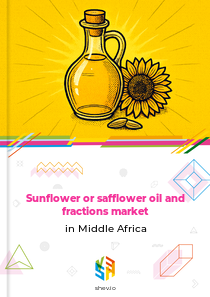 Sunflower or safflower oil and fractions market in Middle Africa