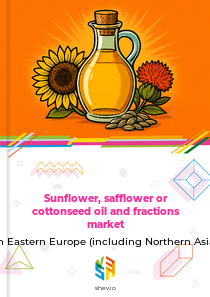 Sunflower, safflower or cottonseed oil and fractions market in Eastern Europe (including Northern Asia)