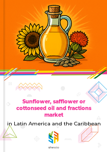 Sunflower, safflower or cottonseed oil and fractions market in Latin America and the Caribbean