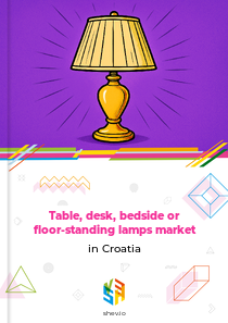 Table, desk, bedside or floor-standing lamps market in Croatia