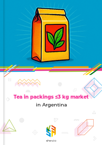 Tea in packings ≤3 kg market in Argentina