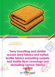 Terry towelling and similar woven terry fabrics and tufted textile fabrics excluding carpets and textile floor coverings and excluding narrow fabrics market in Portugal
