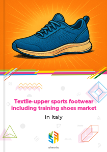 Textile-upper sports footwear including training shoes market in Italy