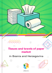 Tissues and towels of paper market in Bosnia and Herzegovina